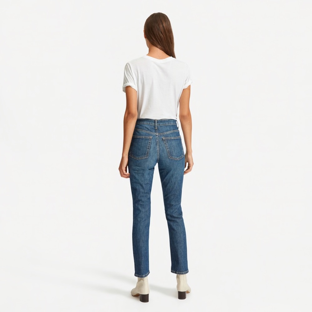 Everlane cheeky straight ankle jeans